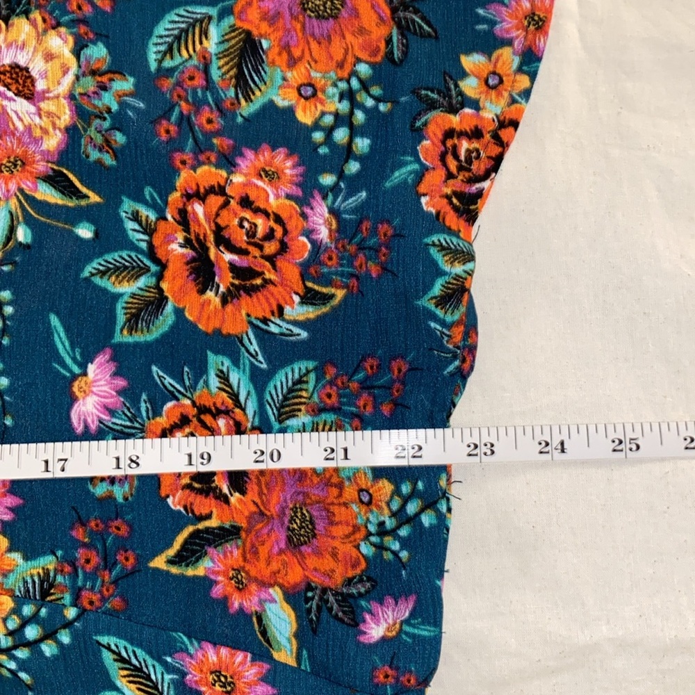 Xhiliration Floral Boho Beach Cover Up Kimono - Picture 7 of 10